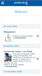 Mobile Screenshot of mikkart.canalblog.com