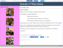 Tablet Screenshot of choral3notes.canalblog.com