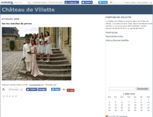 Tablet Screenshot of chateauvillette.canalblog.com