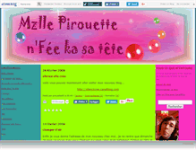 Tablet Screenshot of mllepirouette.canalblog.com