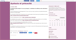 Desktop Screenshot of dyslexiques.canalblog.com
