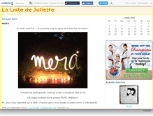 Tablet Screenshot of listedejuliette.canalblog.com