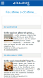 Mobile Screenshot of faustinesobstine.canalblog.com