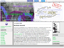 Tablet Screenshot of docablock.canalblog.com