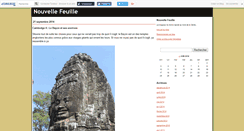 Desktop Screenshot of nouvellefeuille.canalblog.com