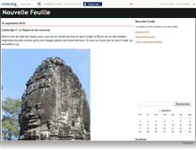 Tablet Screenshot of nouvellefeuille.canalblog.com