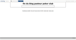 Desktop Screenshot of pasteurpokerclub.canalblog.com