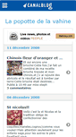 Mobile Screenshot of cuisinedevahine.canalblog.com