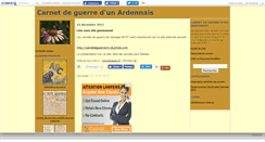 Desktop Screenshot of carnetdeguerre.canalblog.com
