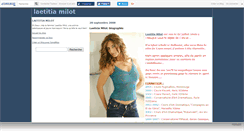 Desktop Screenshot of laetitiamilot.canalblog.com