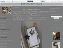 Tablet Screenshot of louloubonheur.canalblog.com