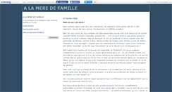 Desktop Screenshot of alameredefamille.canalblog.com