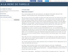 Tablet Screenshot of alameredefamille.canalblog.com