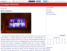 Tablet Screenshot of lapageblanche.canalblog.com