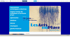Desktop Screenshot of lesartsenplace.canalblog.com