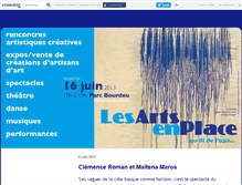 Tablet Screenshot of lesartsenplace.canalblog.com