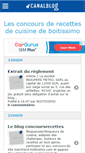 Mobile Screenshot of concoursrecettes.canalblog.com