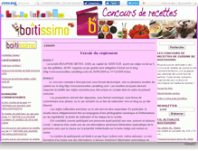 Tablet Screenshot of concoursrecettes.canalblog.com