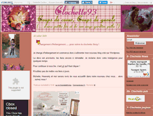 Tablet Screenshot of clochette93.canalblog.com