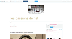 Desktop Screenshot of lespassionsdenat.canalblog.com