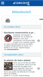 Mobile Screenshot of bebedesiles.canalblog.com
