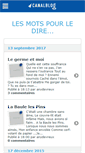 Mobile Screenshot of motspourdire.canalblog.com