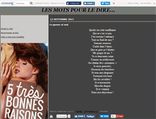Tablet Screenshot of motspourdire.canalblog.com