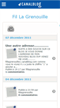 Mobile Screenshot of fillagrenouille.canalblog.com