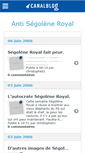 Mobile Screenshot of antisegolene.canalblog.com