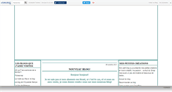 Desktop Screenshot of lescreationsdesa.canalblog.com