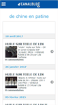 Mobile Screenshot of dechineenpatine.canalblog.com