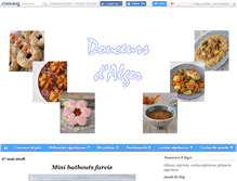 Tablet Screenshot of douceursdalger.canalblog.com