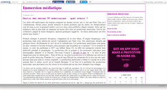 Desktop Screenshot of immersionmedias.canalblog.com