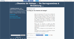 Desktop Screenshot of cheminsdehalage.canalblog.com