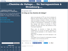 Tablet Screenshot of cheminsdehalage.canalblog.com