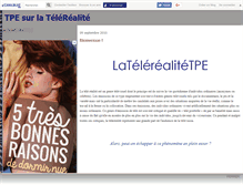Tablet Screenshot of latelerealitetpe.canalblog.com