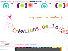 Tablet Screenshot of creationsdefolie.canalblog.com