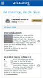 Mobile Screenshot of ilemaurice2008.canalblog.com