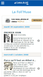 Mobile Screenshot of lafolmuse.canalblog.com