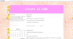 Desktop Screenshot of grainedefoli.canalblog.com