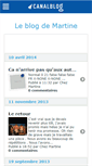 Mobile Screenshot of chezmartine.canalblog.com