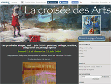 Tablet Screenshot of lacroiseedesarts.canalblog.com