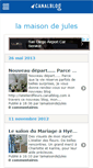Mobile Screenshot of lamaisondejules.canalblog.com