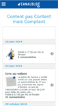 Mobile Screenshot of contentpasconten.canalblog.com