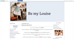 Desktop Screenshot of bemylouise1.canalblog.com