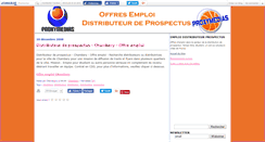 Desktop Screenshot of emploiprospectus.canalblog.com