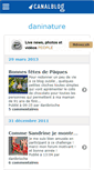 Mobile Screenshot of danichantourne.canalblog.com