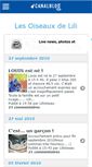 Mobile Screenshot of lilioiseau.canalblog.com