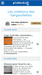 Mobile Screenshot of gargouillettes.canalblog.com