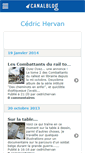 Mobile Screenshot of cedrichervan.canalblog.com